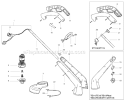 Page A Diagram and Parts List for TE44  Weed Eater Trimmer